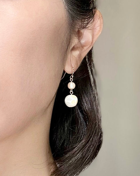 モザイク柄 ピアス Handcrafted in Japan