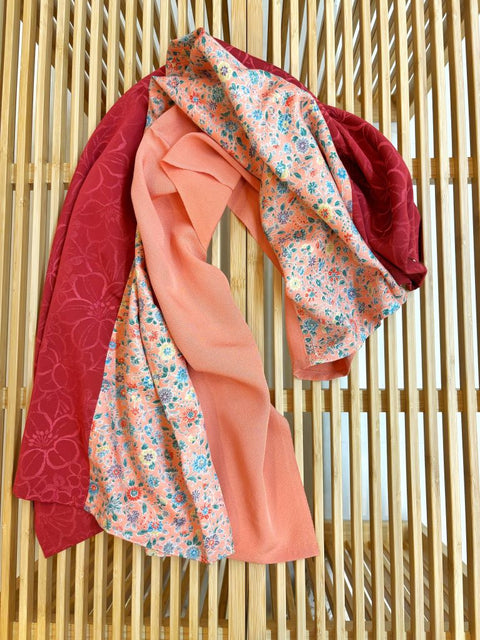 Made in Japan! Unique, Handmade Silk Scarf!