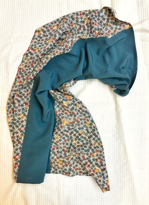 Made in Japan! Unique, Handmade Silk Scarf!