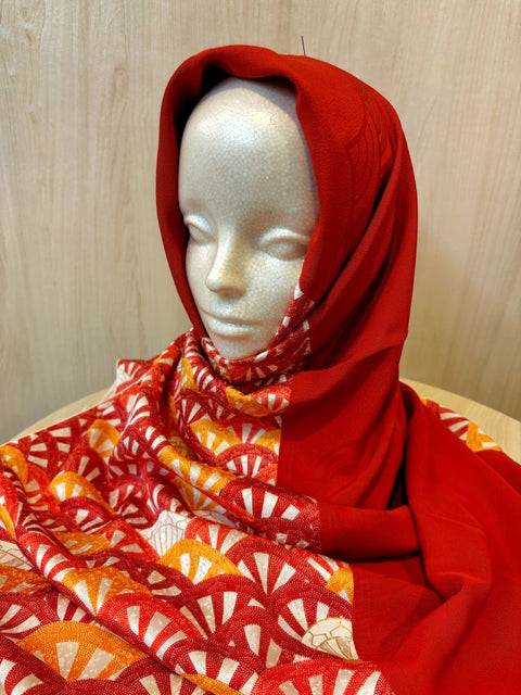 Made in Japan! Unique, Handmade Silk Scarf