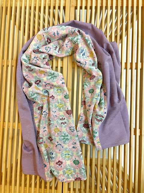 Made in Japan! Unique, Handmade Silk Scarf