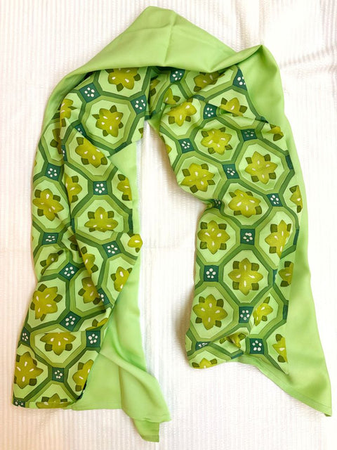 Made in Japan! Unique, Handmade Silk Scarf!