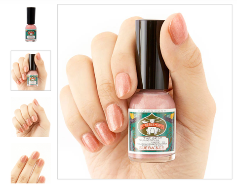 Made in Japan! One-of-a-kind, Dry Bonsai capsule set, GOFUN Nail Polish and Lip Set　※Bonsai color 【KTIC037】