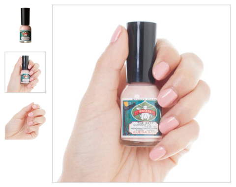 Made in Japan! One-of-a-kind, Dry Bonsai capsule set, GOFUN Nail Polish and Lip Set　※Bonsai color 【KTIC037】
