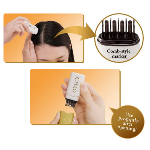 CIELO 1DAY Gray Hair Concealer Natural Brack　×５