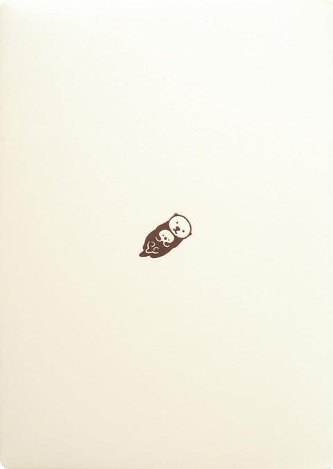 Elkcomune Matka DR-WK-698 Notebook, Begins in January 2026, B6 Weekly Block, One Point Sea Otter