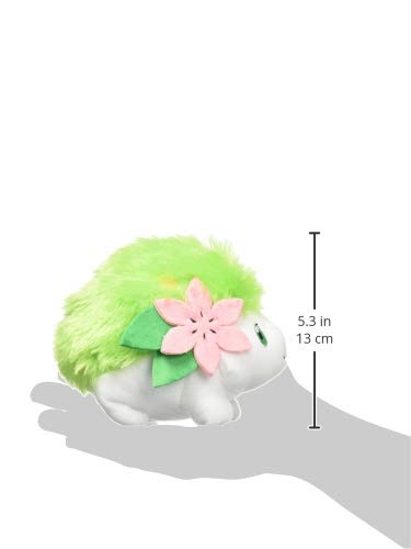 Sanei Boeki Pokémon All Star Collection Plush Toy, Shaymin (Land Form), Size S, W 4.3 x D 5.9 x H 4.7 in (11 x 15 x 12 cm) PP73