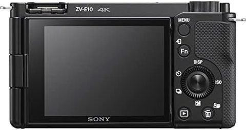 SONY(索尼) Vlog用相机 镜头交换式VLOGCAM APS-C 无反相机 ZV-E10 Power Moe镜头套件(同包装镜头:SELP1650) 附带窗屏 黑色 ZV-E10L B