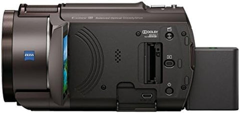 SONY(ソニー) 4K ビデオカメラ Handycam FDR-AX45A(2022年モデル) ブロンズブラウン 内蔵メモリー64GB 光学ズーム20倍 空間光学手ブレ補正 FDR-AX45A TI