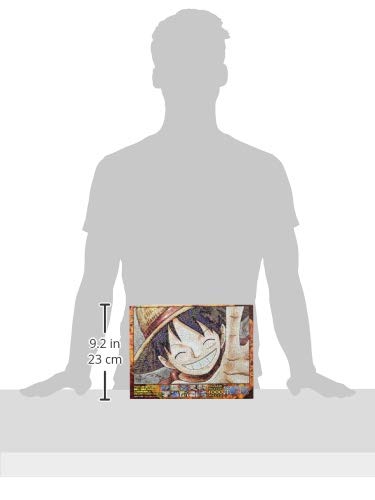 Ensky 1000 Pieces Jigsaw Puzzle, One Piece, Mosaic Art (Luffy) [19.7 x 29.5 inches (50 x 75 cm)]