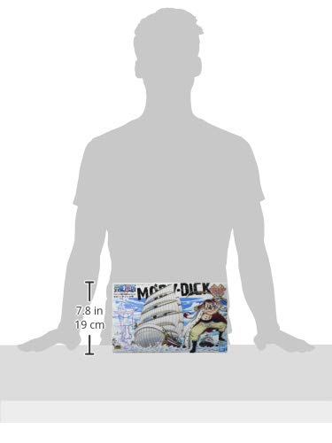 Bandai Spirits One Piece Great Ship Collection Moby Dick (From TV Animation One Piece), Color Coded Plastic Model