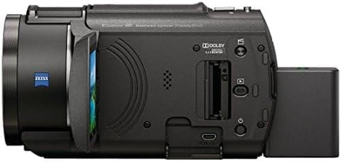 SONY(ソニー) 4K ビデオカメラ Handycam FDR-AX45A(2022年モデル) ブラック 内蔵メモリー64GB 光学ズーム20倍 空間光学手ブレ補正 FDR-AX45A B