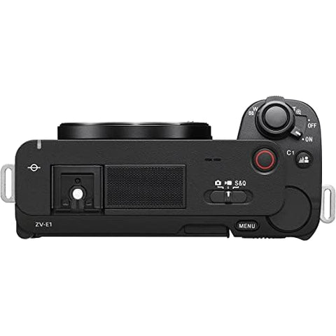 Sony / Vlog Camera / Interchangeable Lens VLOGCAM / Full Size / Mirrorless SLR Camera / ZV-E1 / Power Zoom Lens Kit (Included Lens: SELP2860) / Windscreen Included / Black / ZV-E1L B