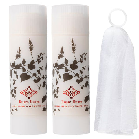 Herbal Fresh Soap Stick (Original) ×2 & Foam Net ×1