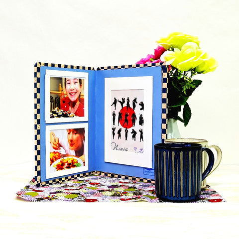Wellbeing Standing Double Photo Frame