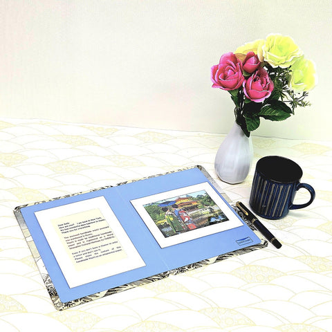 Great Wave & Mount Fuji Greeting Card & Standing Double Photo Frame