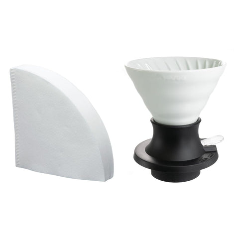 HARIO SSDC-200-W Immersion Type Ceramic Dripper Switch, Finished Capacity, 7.8 fl oz (200 ml), White, Made in Japan