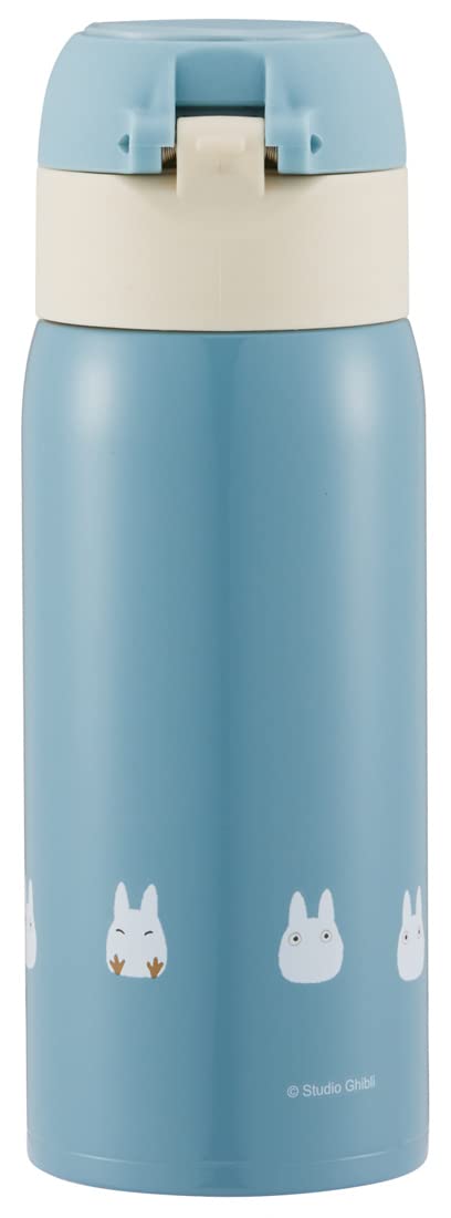 スケーター(Skater) 保温 保冷 真空二重構造 直飲み ステンレス マグボトル ワンタッチオープン 350ml となりのトトロ ジブリ STOT3-A