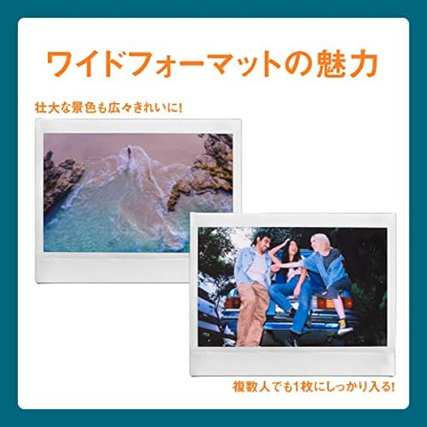 富士軟片(FUJIFILM) 寬版智慧型手機印表機 "趣奇" instax Link WIDE 摩卡灰 & 手掌大小相機 趣奇 INSTAX Pal 黑 廣角鏡頭 多格式 & 即時彩色膜 instax WIDE 10片裝 INSTAX WIDE K R 1