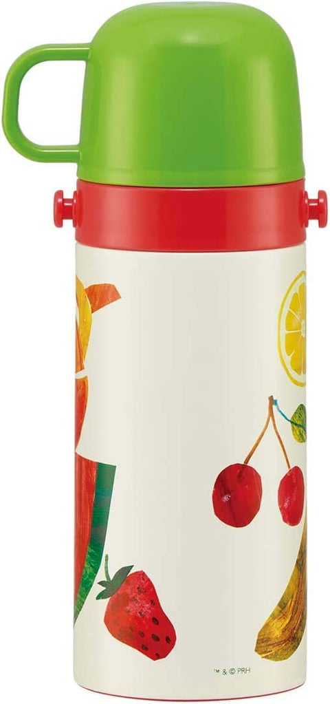 스케이터 (스케이터) 2웨이 스테인리스 스틸 아동용 물병 (빨대컵 포함), 350ml, 하라페코, 아오무시, SKCP3-A