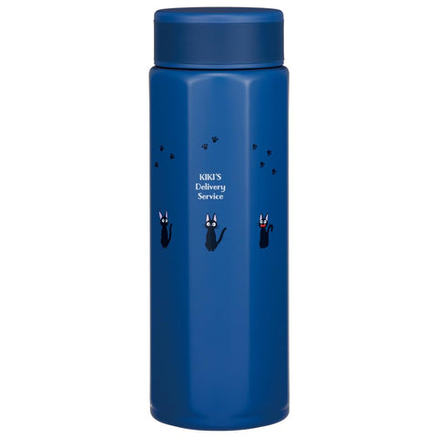 滑板 (滑板) 不銹鋼馬克杯瓶, 500ml, 易於握, 八角形, Kiki 送貨服務, Gigi Studio 吉卜力保溫水瓶, STO5-A