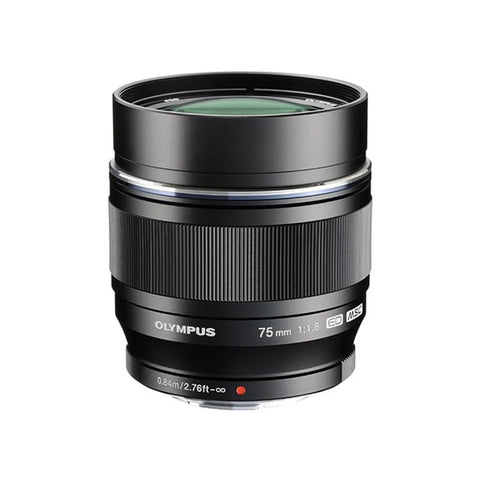 Olympus M.*KO 数字ED 75 毫米 1:1.8 镜头 - 银色V311040BW000 75毫米 1:1.8 镜头 黑色