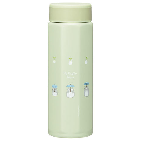 Skater STO5-A Stainless Steel Mug Bottle, 16.9 fl oz (500 ml), Easy to Hold, Octagonal, My Neighbor Totoro, Dondokoro, Studio Ghibli, Thermal, Cold Insulation, Water Bottle