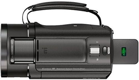 SONY(ソニー) 4K ビデオカメラ Handycam FDR-AX45A(2022年モデル) ブラック 内蔵メモリー64GB 光学ズーム20倍 空間光学手ブレ補正 FDR-AX45A B