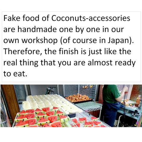 Fruits coaster set (fake food)