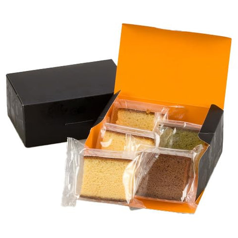 長崎限定 長崎卡斯特拉 綜合口味 4種（5切入）｜原味／抹茶／巧克力／蜜柑