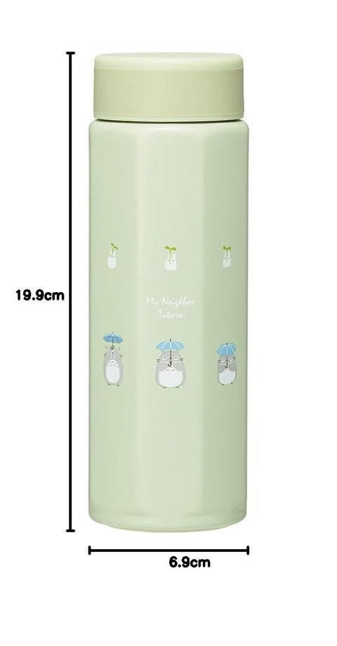 스케이터 (스케이터) 스테인리스 머그 보틀, 500ml, 잡기 편한, 팔각형, 이웃집 토토로, 돈도코, 스튜디오 지브리 단열 물병, STO5-A