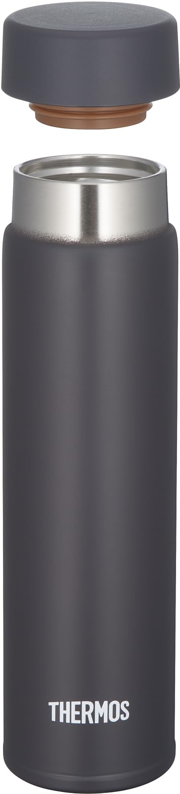 【小容量モデル】サーモス 水筒 真空断熱ポケットマグ 180ml スモークブラック JOJ-181 SMB