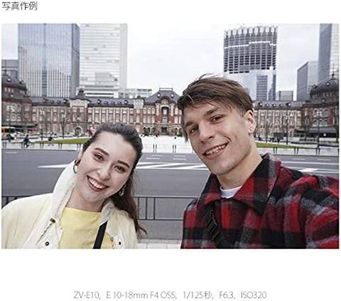 SONY(索尼) Vlog用相机 镜头交换式VLOGCAM APS-C 无反相机 ZV-E10 Power Moe镜头套件(同包装镜头:SELP1650) 附带窗屏 黑色 ZV-E10L B