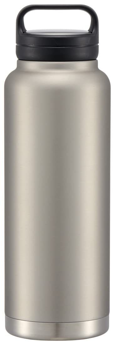 Skater STSC12-A Insulated Stainless Steel Mug Bottle, 42.2 fl oz (1,200 ml), Silver with Screw Handle