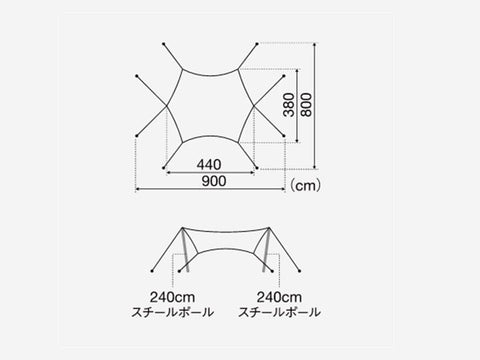 스노우 피크 (Snow Peak) 랜드 네스트 돔 텐트 돔 텐트 캠핑 아웃도어