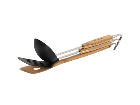 Snow Peak CS-217 Kitchen Tool Set with Storage Case for Camping and Outdoor Activities