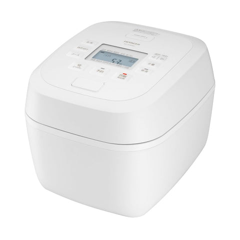 日立 电饭煲 5.5合 压力IH RZ-A100HJ W 磨砂白 日本制造 黑色厚铁锅 省蒸汽