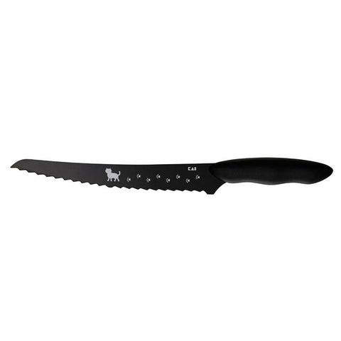 貝印 KAI ねこ の パン切り 包丁 Nyammy AB5804 黒猫カラー