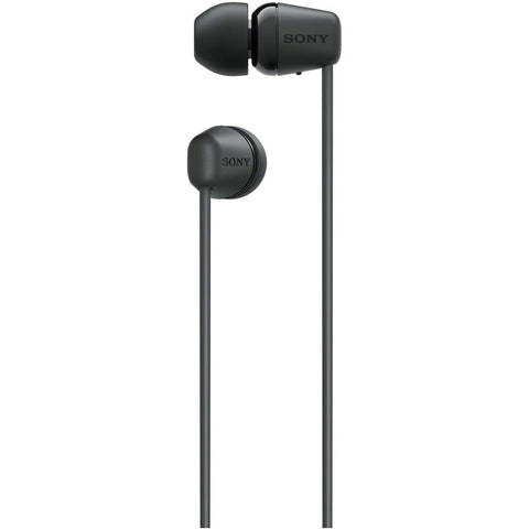 ソニー(SONY) ワイヤレスイヤホン WI-C100:Bluetooth対応/25時間スタミナ/IPX4防滴/DSEE搭載 ブラック WI-C100 BZ 小