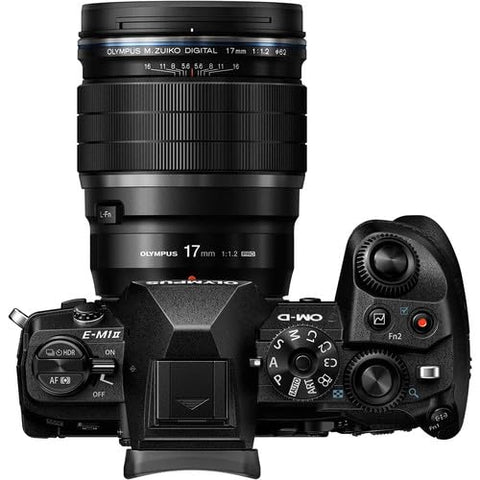 Olympus M.Zuiko Digital ED 17 mm F1.2 PRO Fixed Focal Length Lens, Dustproof, Splashproof, Low Temperatures, For Micro Four Thirds Cameras