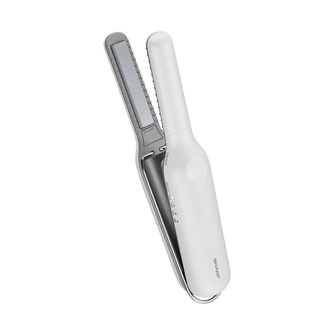【2026年3月発売】シャープ SHARP パワーモバイル コードレス ヘアアイロン IB-S510B-W 幅12mm 大容量バッテリー USB Type-C対応 ルミナスホワイト