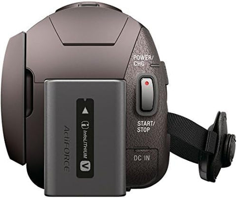 SONY(ソニー) 4K ビデオカメラ Handycam FDR-AX45A(2022年モデル) ブロンズブラウン 内蔵メモリー64GB 光学ズーム20倍 空間光学手ブレ補正 FDR-AX45A TI