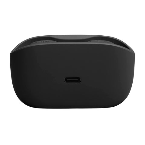 JBL WAVE BUDS Fully Wireless Earphones, Bluetooth/IP54 Waterproof Dustproof/APP Compatible, USB Type C/Black, JBLWBUDSBLK Small
