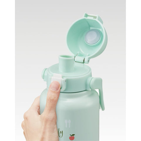 Skater STD10H-A Stainless Steel Direct Bottle with Handle, 33.8 fl oz (1,000 ml), Miffy