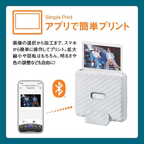 富士フイルム(FUJIFILM) ワイドフォーマット用スマホプリンター "チェキ" instax Link WIDE モカグレイ & 手のひらサイズカメラ チェキ INSTAX Pal ジェムブラック 広角レンズ マルチフォーマット & インスタントカラーフィルム instax WIDE 10枚入 INSTAX WIDE K R 1