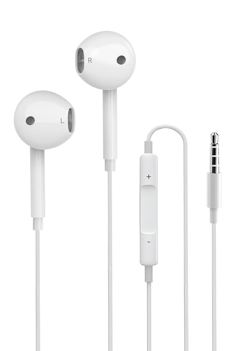 Wired Earphones, 2025 Version, 0.1 inch (3.5 mm) Jack, Ultra Clear Call & Noise, Microphone Included, HIFI Sound Quality, Volume Adjustment, DAC Heavy Bass, Ergonomic, Noise Cancelling, Call Capable