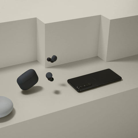 索尼(SONY) NiziU CM出演模型 Sony 無線降噪立體聲耳機 LinkBuds S WF-LS900N:輕量小型/降噪/外音/各種實用/黑色 WF-LS900N BC