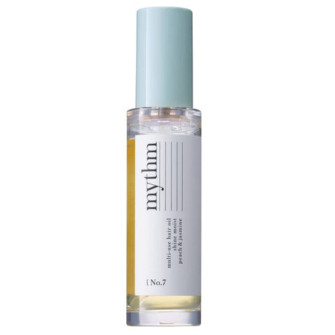 mythm Multi-Use Hair Oil Shine Moist Styling for Men Women 45ml Peach and Jasmine