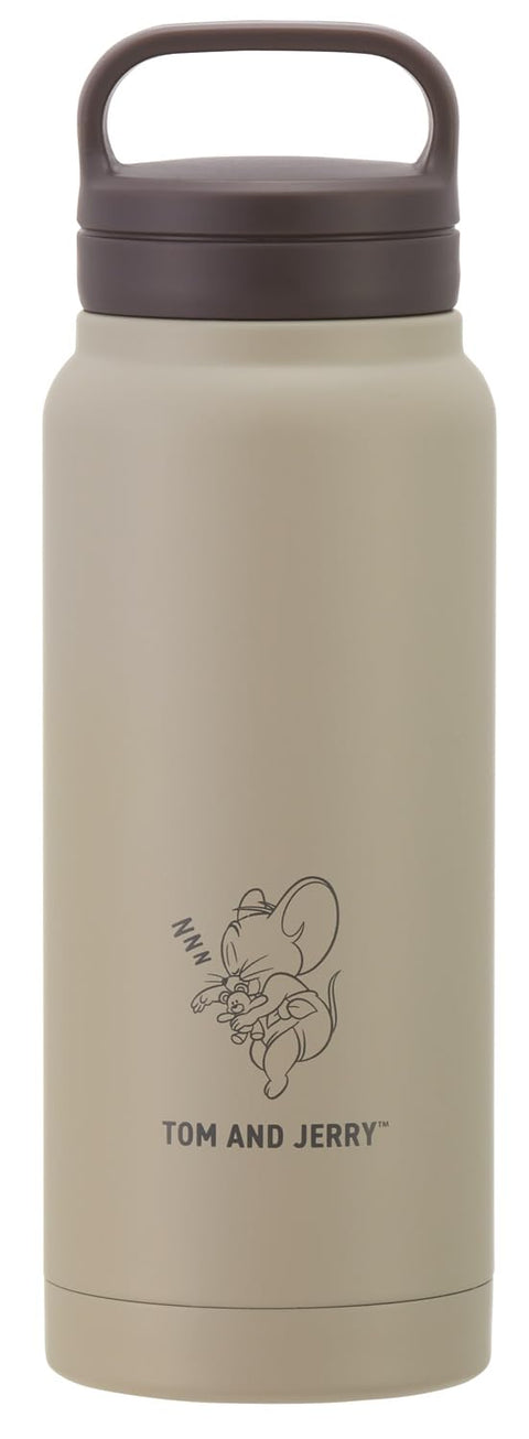 스케이터 (스케이터) 냉온 단열 스테인리스 스틸 머그 병 500ml (나사 손잡이 포함) 톰과 제리 오히룬 STSC5-A