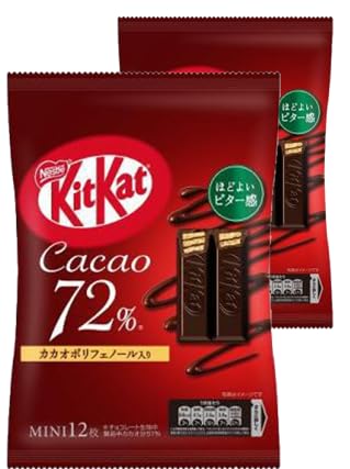 雀巢 Kit Cut 迷你可可72% 12片装 × 2袋